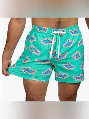 Chubbies Hammerhead Swim Trunk Mint Pattern XXL